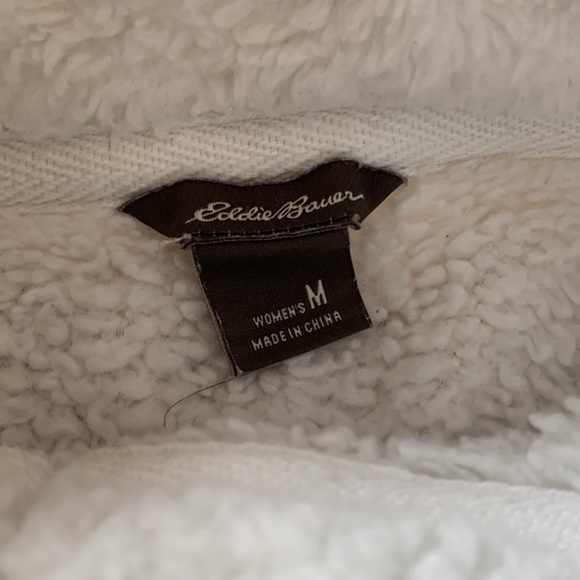 Eddie Bauer white fleece - Picture 3 of 3